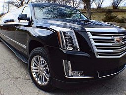Black Escalade limousine